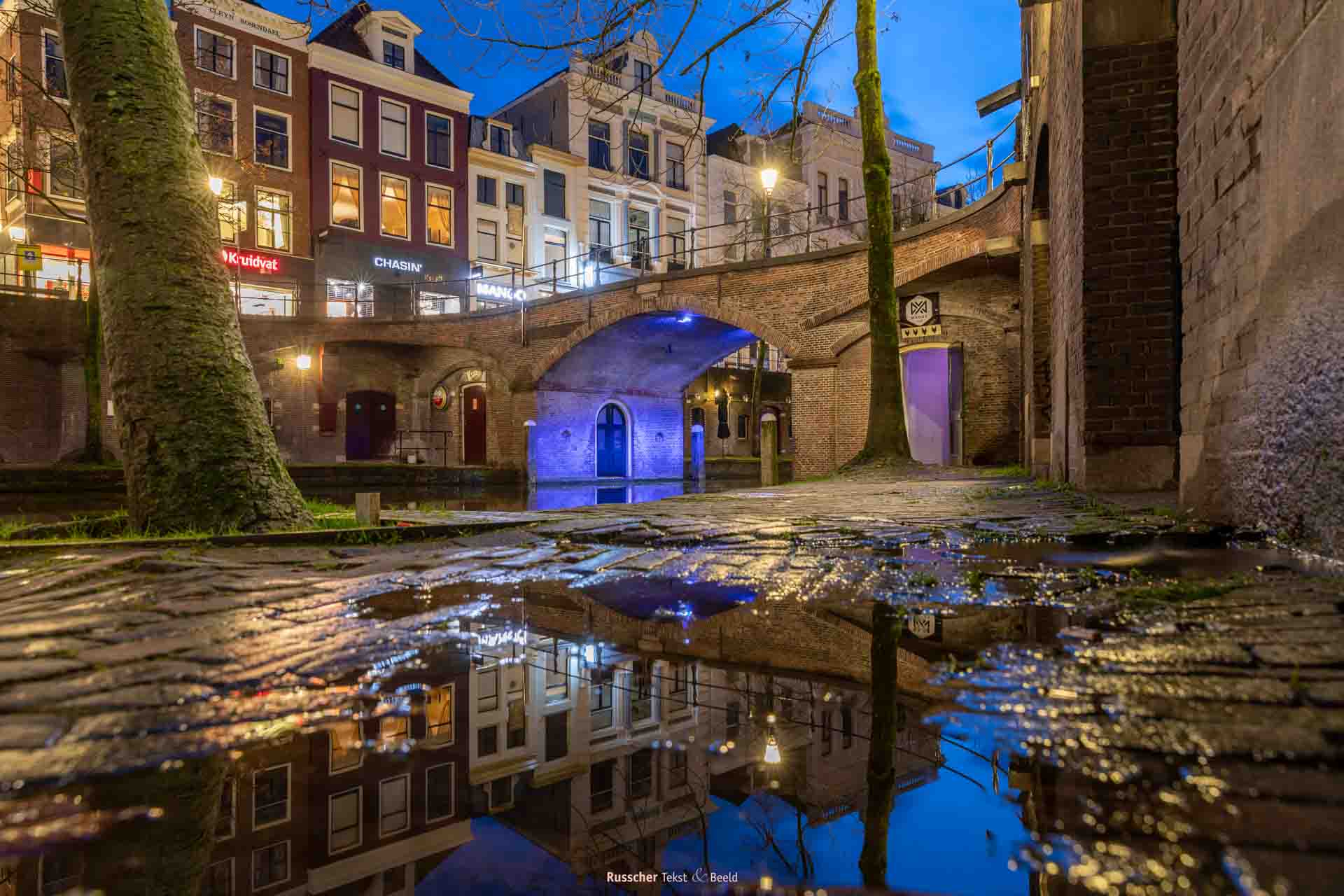 Reflectie Utrecht nacht