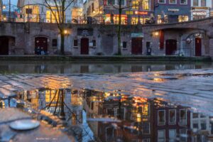 Andre Russcher reflectie Utrecht nacht